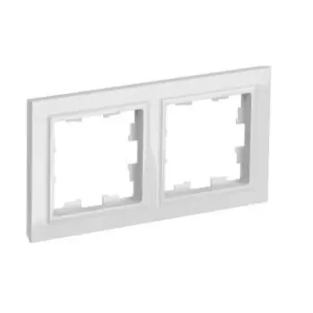 Рамка 2 поста IEK Brite, белый
