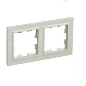 Рамка 2 поста IEK Brite, бежевый