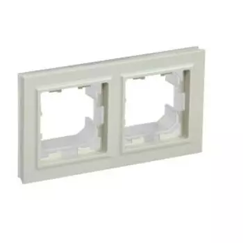 Рамка 2 поста IEK Brite, IP44, бежевый
