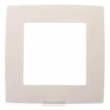 Рамка Эра 12 на 1 пост, слоновая кость