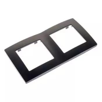 Рамка Эра 12 на 2 поста, антрацит