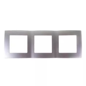 Рамка Эра 12 на 3 поста, алюминий