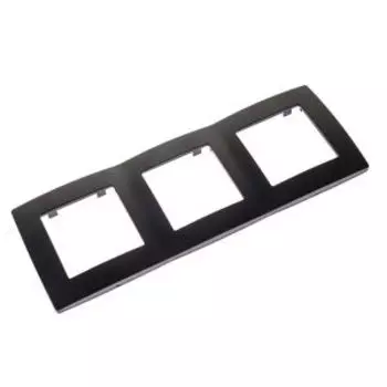 Рамка Эра 12 на 3 поста, антрацит