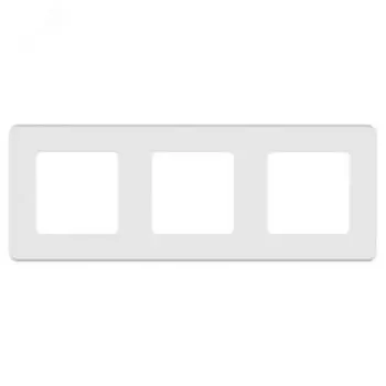 Рамка Legrand Inspiria 3 поста, белый