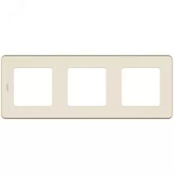 Рамка Legrand Inspiria 3 поста, слоновая кость