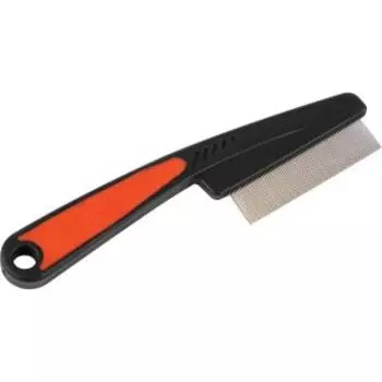 Расческа для животных РЫЖИЙ КОТ односторонняя, 18 см