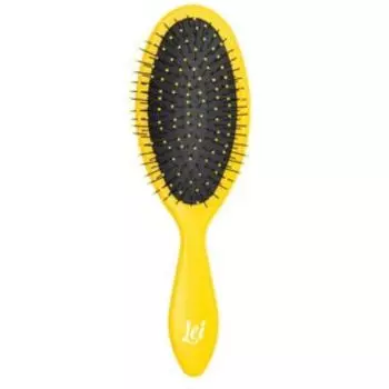 Расческа массажная Lei, пластик, желтый