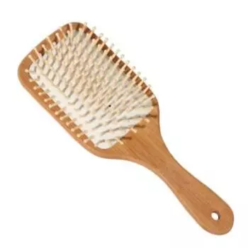 Расчёска массажная Queen Fair Bamboo №7, 8х25 см, прямая