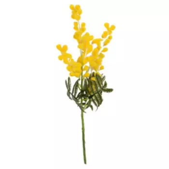 Растение искусственное Мимоза, 40 см, жёлтый