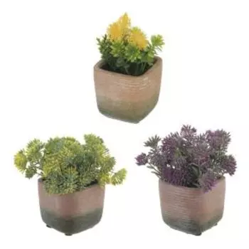 Растение искусственное в горшке, 12х12см