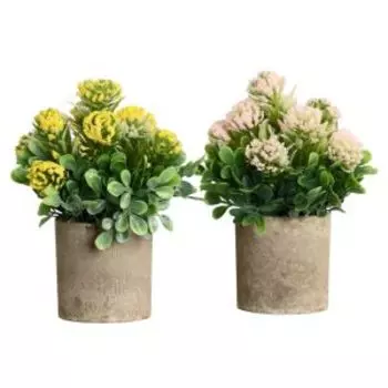 Растение искусственное в горшке Агапантус, 8х18 см, в ассортименте