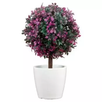 Растение искусственное в горшке Цветные листочки, 10х19 см, в ассортименте