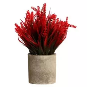 Растение искусственное в горшке Лаванда, 7.5х18 см, в ассортименте