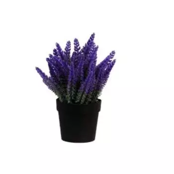 Растение искусственное в горшке Лаванда, 9х18 см, в ассортименте