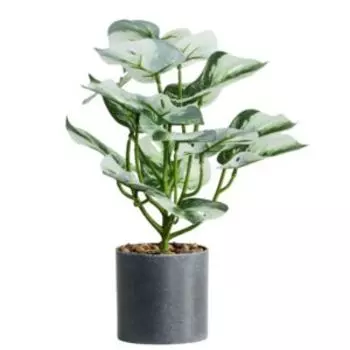 Растение искусственное в горшке Сциндапсус, 9х27 см