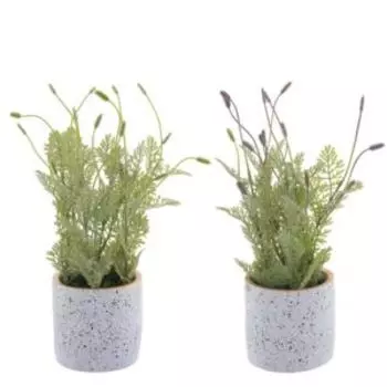 Растение искусственное в кашпо Трава, 19х34 см, в ассортименте