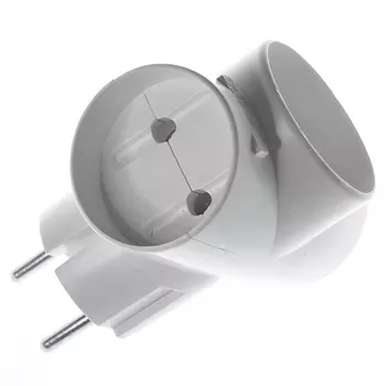 Разветвитель электрический тройник РЕАЛЬНАЯ ЭЛЕКТРИКА