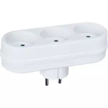 Разветвитель Navigator, 3 гнезда, без заземления