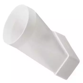 Редуктор эксцентриковый плоского воздуховода, пластик