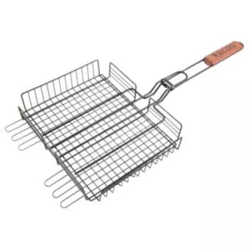 Решетка для барбекю ECOS с антипригарным покрытием, 31x24x5 см