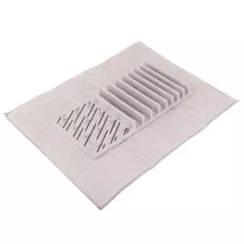 Решетка для сушки посуды с ковриком из микрофибры