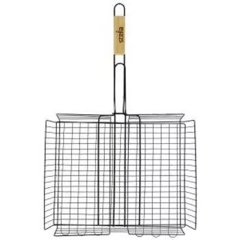 Решетка-гриль Stella глубокая, 42х34х5.5 см, антипригарное покрытие, сталь