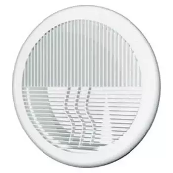 Решетка вентиляционная приточно-вытяжная с фланцем, 143 мм