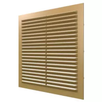 Решетка вентиляционная вытяжная, 138х138 мм, пластик