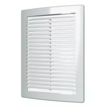 Решетка вентиляционная вытяжная, 180х250 мм, пластик