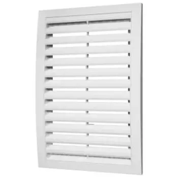 Решетка вентиляционная вытяжная, 250х250 мм, пластик
