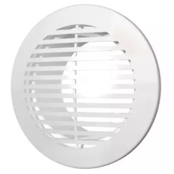 Решетка вентиляционная вытяжная с фланцем, 145 мм