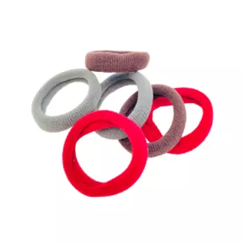 Резинка для волос Kaizer Колечки, 6 шт, 30 мм