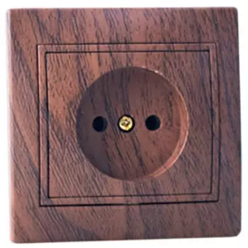 Розетка 2P, 16А, 250В, INTRO Plano, венге