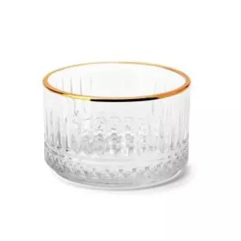 Розетка Atmosphere Goldy, 5.7х9 см, стекло