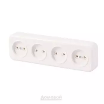 Розетка четверная, 16А, 250В