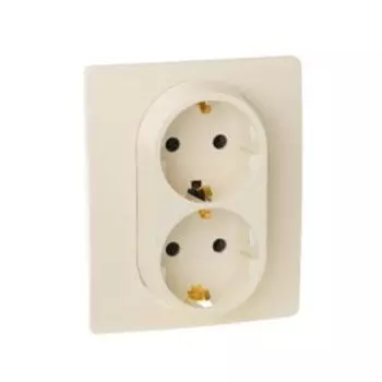 Розетка двойная ETIKA