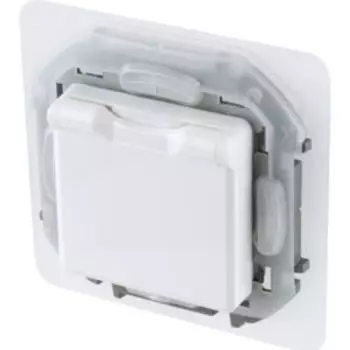 Розетка LEGRAND Inspiria, 2к, 16А, 250В, ip 44, заземление