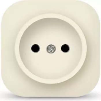 Розетка одинарная Ionich, слоновая кость