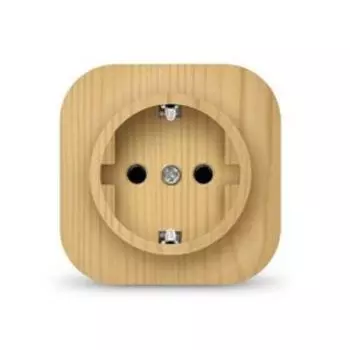Розетка одинарная Ionich, сосна