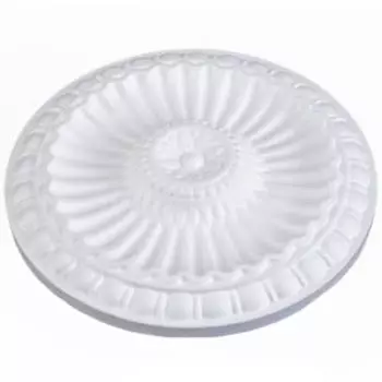 Розетка потолочная инжекционная Натали, белая, 27 см