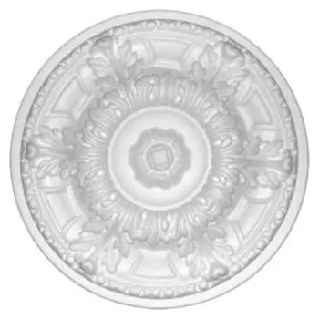 Розетка потолочная инжекционная Светлана, белая, 43 см