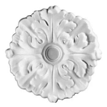Розетка потолочная инжекционная Ксения, белая, 21 см