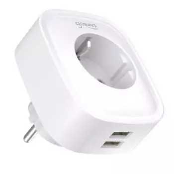 Розетка умная Gosund SP112, 2 USB, белая