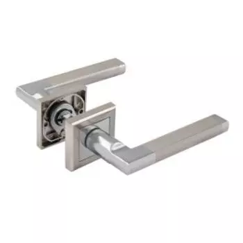 Ручка дверная НОРА-М 108К AL, матовый никель