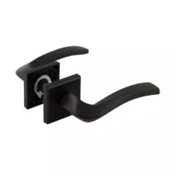 Ручка дверная НОРА-М 112К AL, черный