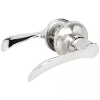 Ручка-защелка 891 PS CP без фиксатора, прямая волна, хром