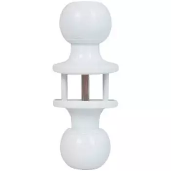 Ручка-защелка Arsenal 607 BL PS без фиксатора и ключа, шар, белая