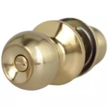 Ручка-защелка Arsenal 607 SB BK с фиксатором, шар, матовое золото