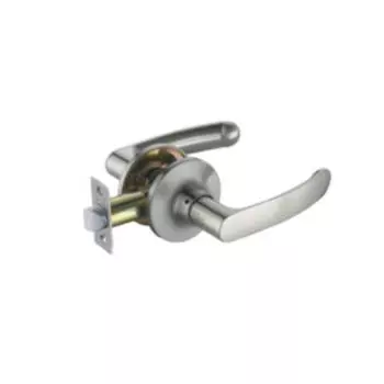 Ручкa-защелка фалевая, матовый никель