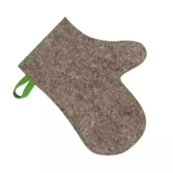 Рукавица для сауны Суровая, войлок